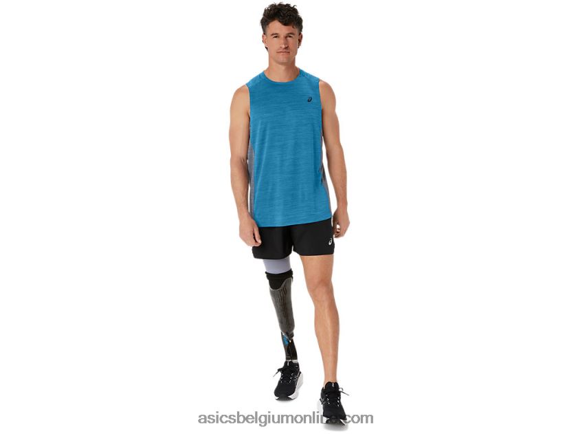 train sana muscle-tanktop voor heren V6HXR217 eiland blauw/sheet rock Asics