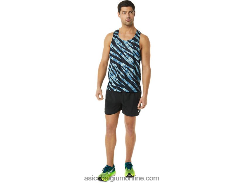 ventilate actibreeze-singlet voor heren V6HXR21092 azuur/performance zwart Asics