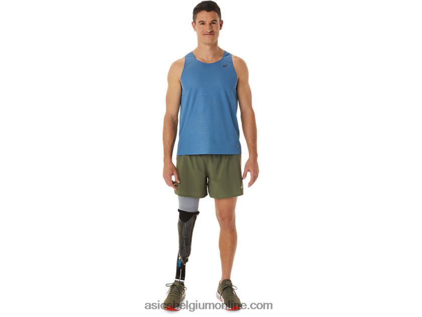 ventilate actibreeze-singlet voor heren V6HXR21128 azuur Asics