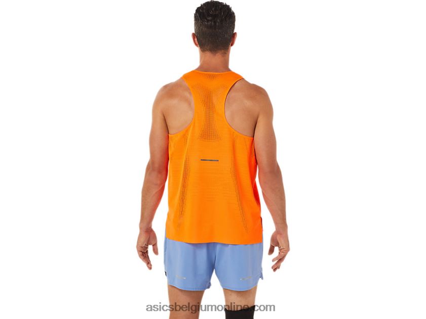 ventilate actibreeze-singlet voor heren V6HXR21326 schokkend oranje Asics