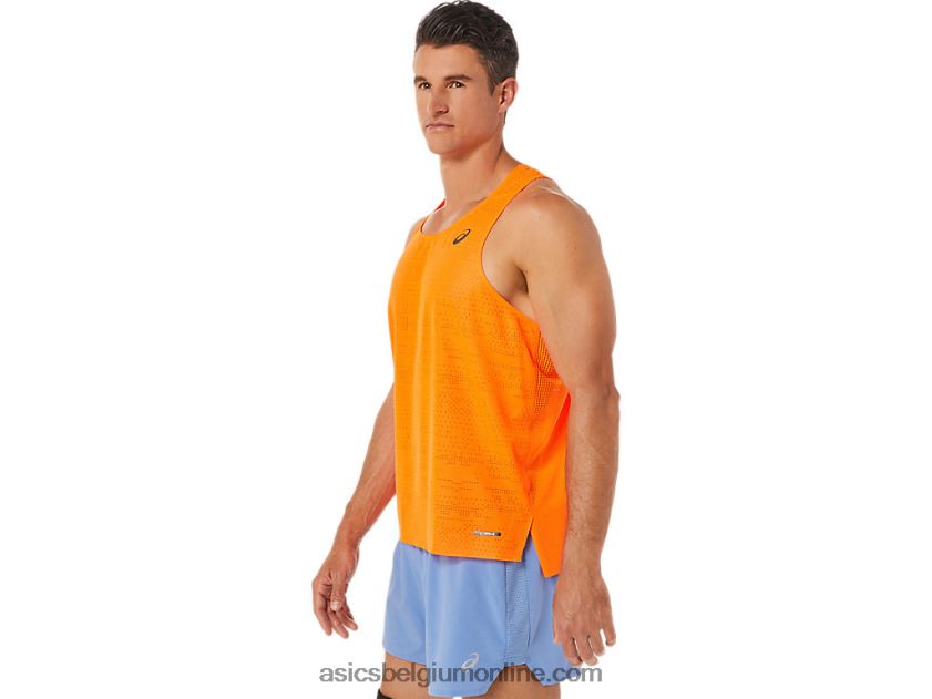 ventilate actibreeze-singlet voor heren V6HXR21326 schokkend oranje Asics