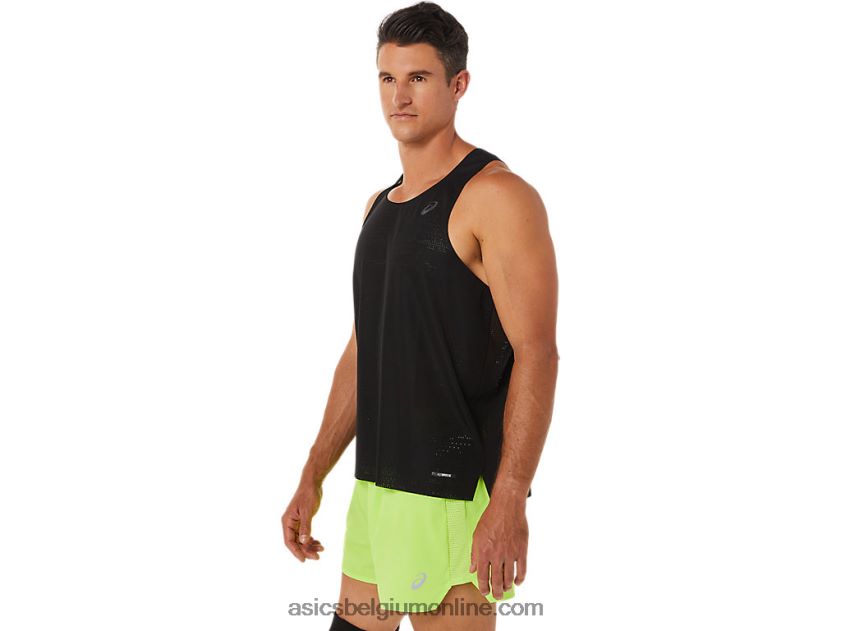 ventilate actibreeze-singlet voor heren V6HXR21402 prestatie zwart Asics