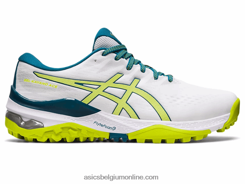 gel-kayano aas V6HXR2457 wit/neon limoen Asics