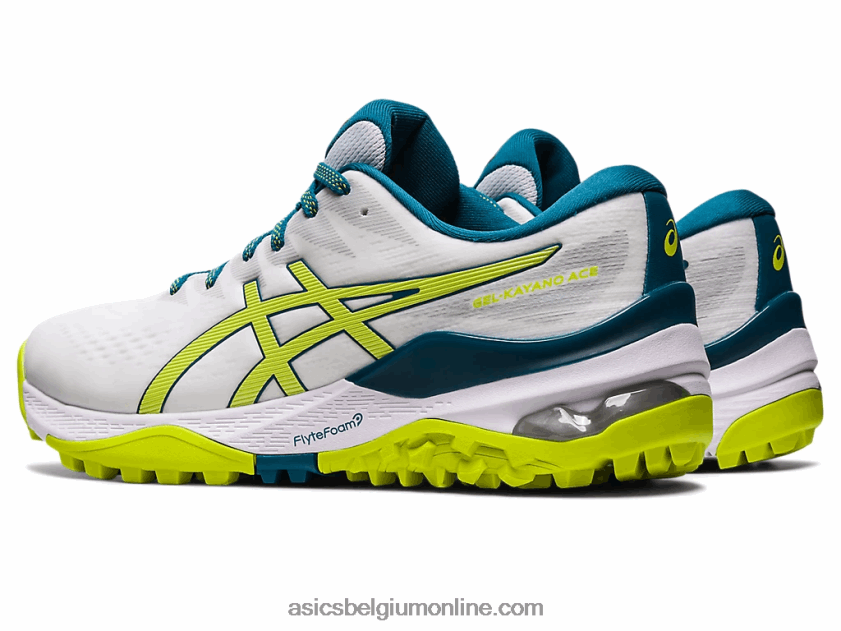 gel-kayano aas V6HXR2457 wit/neon limoen Asics