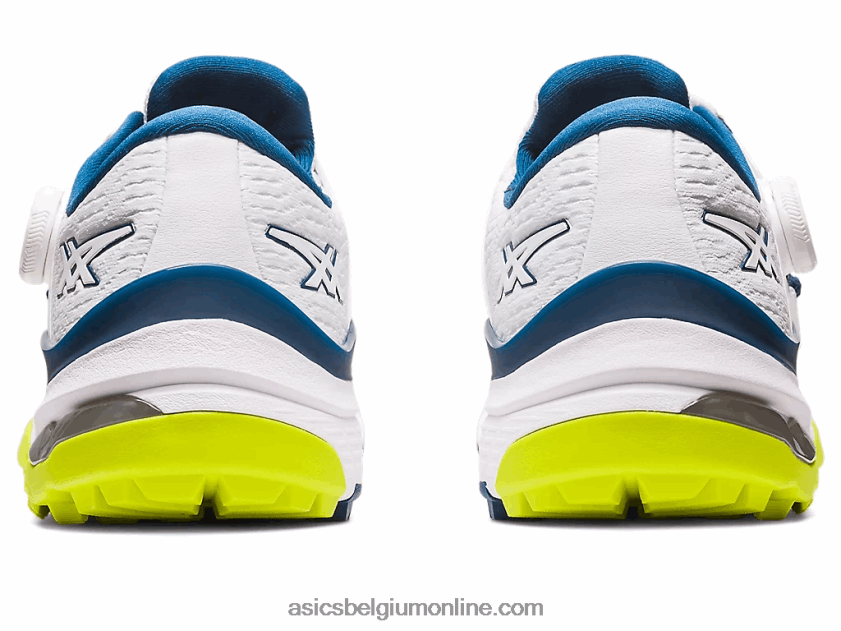 gel-kayano ace boa V6HXR277 wit/makoblauw Asics