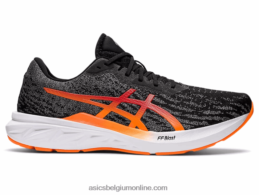 dynablast 2 V6HXR21486 zwart/schokkend oranje Asics