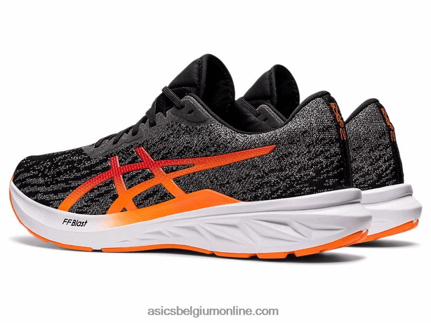 dynablast 2 V6HXR21486 zwart/schokkend oranje Asics