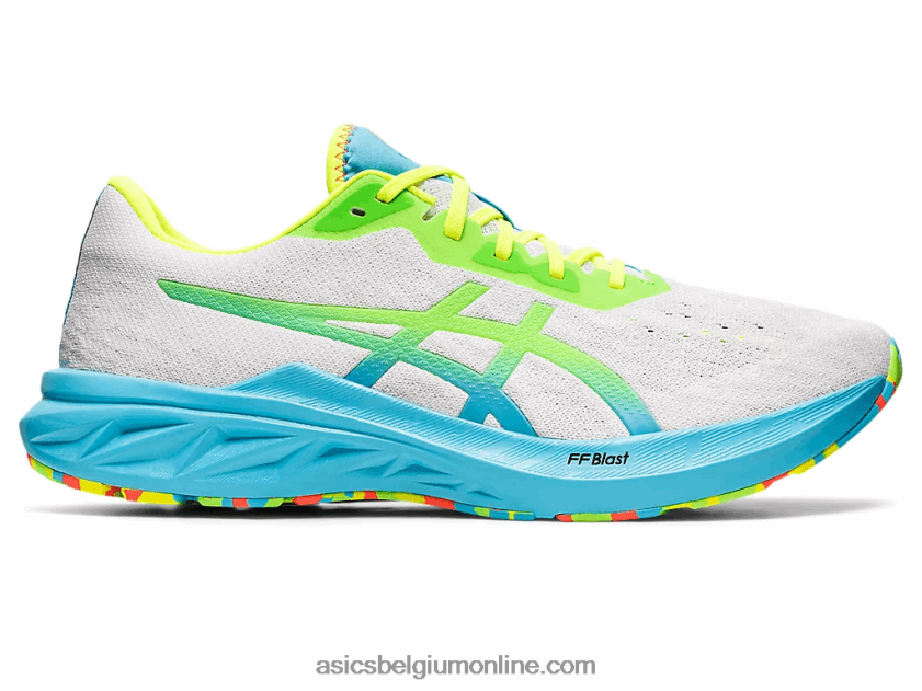 dynablast 2 V6HXR21738 wit/groene gekko Asics