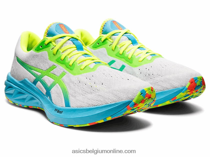 dynablast 2 V6HXR21738 wit/groene gekko Asics