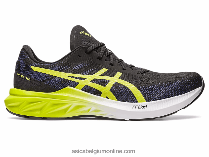 dynablast 3 V6HXR2264 zwarte/limoenschil Asics