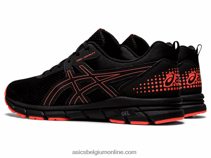 gel-33 V6HXR2896 zwart/flitskoraal Asics