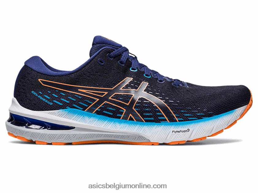 gel achtervolgen 8 V6HXR2480 indigo blauw/zon perzik Asics