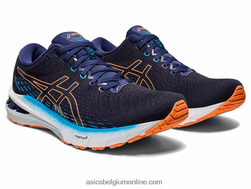 gel achtervolgen 8 V6HXR2480 indigo blauw/zon perzik Asics