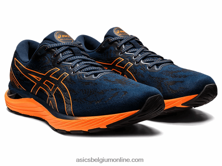 gel-cumulus 23 V6HXR21590 frans blauw/schokkend oranje Asics