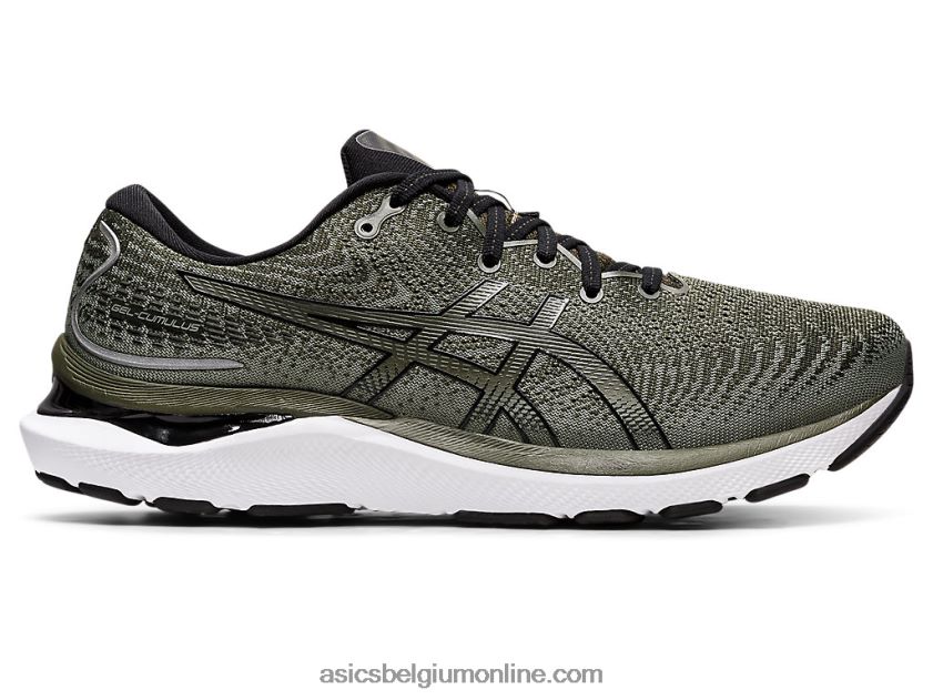 gel-cumulus 24 V6HXR21314 olijf canvas/zwart Asics