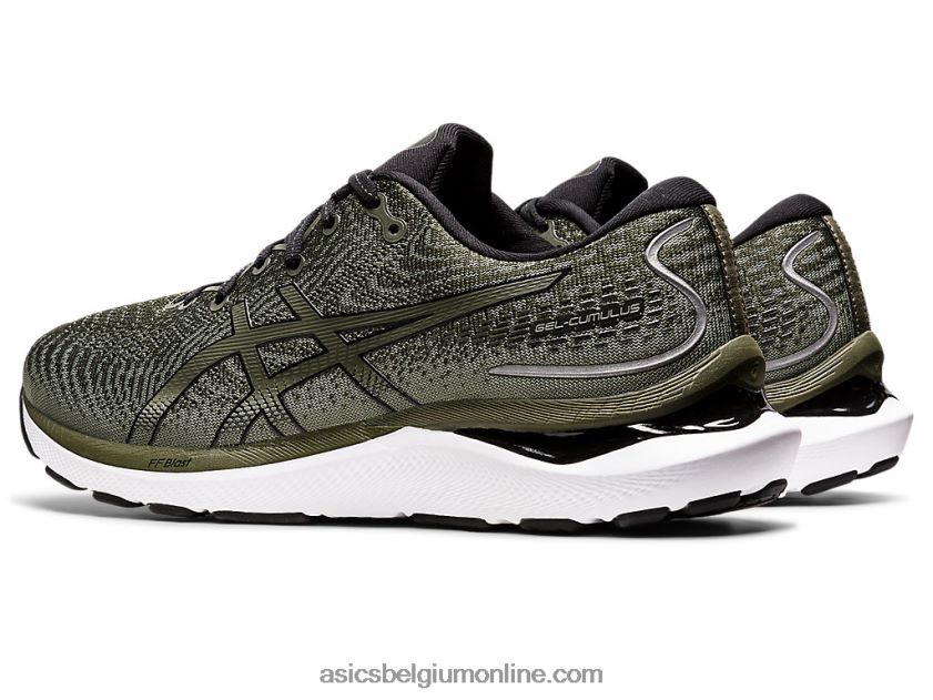 gel-cumulus 24 V6HXR21314 olijf canvas/zwart Asics