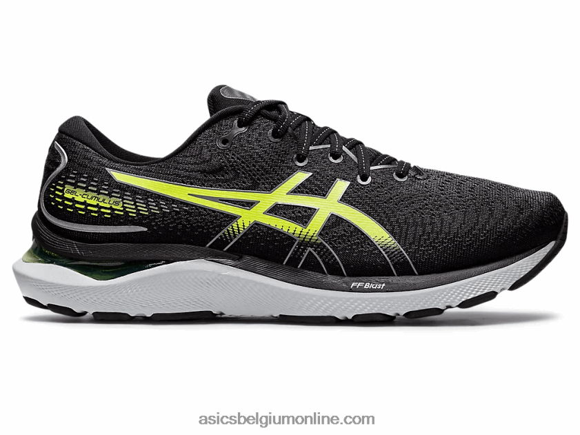 gel-cumulus 24 V6HXR21316 zwart/gevarengroen Asics