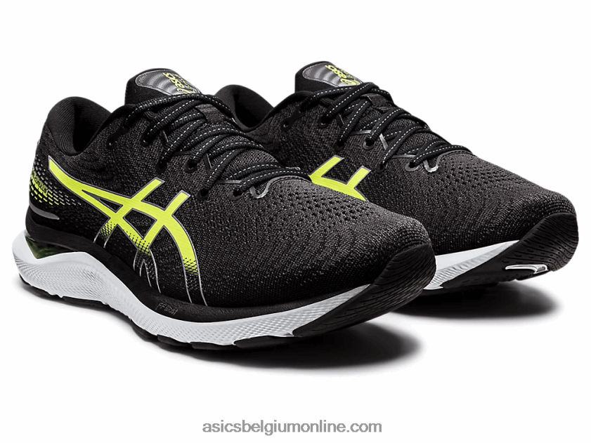 gel-cumulus 24 V6HXR21316 zwart/gevarengroen Asics