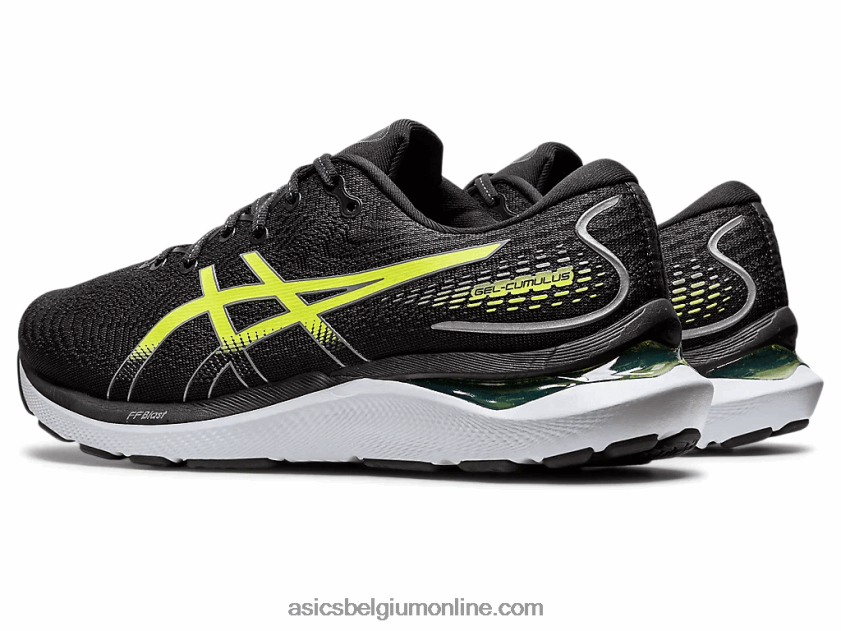 gel-cumulus 24 V6HXR21316 zwart/gevarengroen Asics