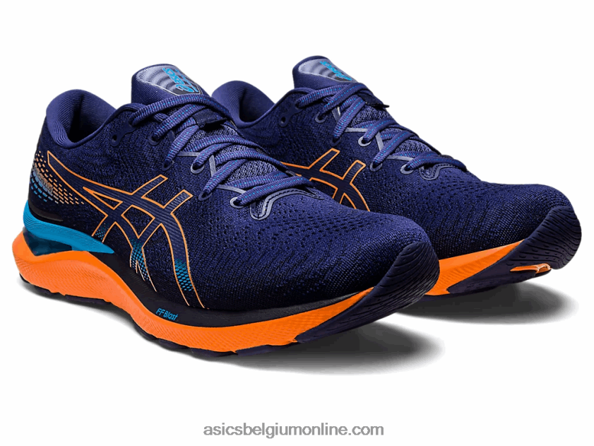 gel-cumulus 24 V6HXR2363 indigo blauw/zon perzik Asics