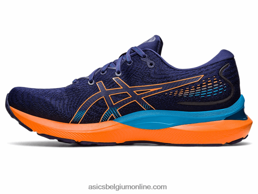 gel-cumulus 24 V6HXR2363 indigo blauw/zon perzik Asics