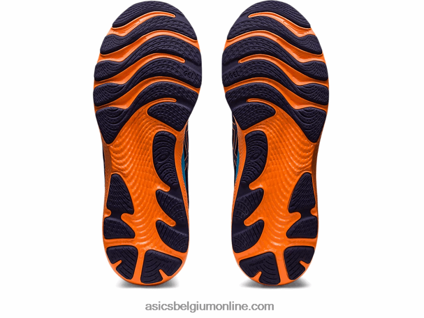 gel-cumulus 24 V6HXR2363 indigo blauw/zon perzik Asics