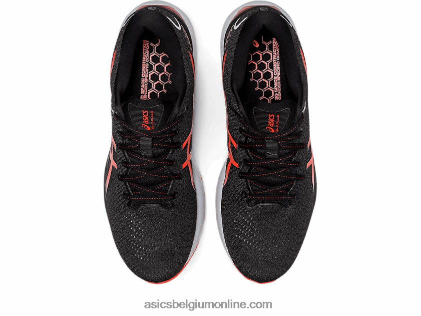 gel-cumulus 24 V6HXR2919 zwarte/cherrytomaat Asics