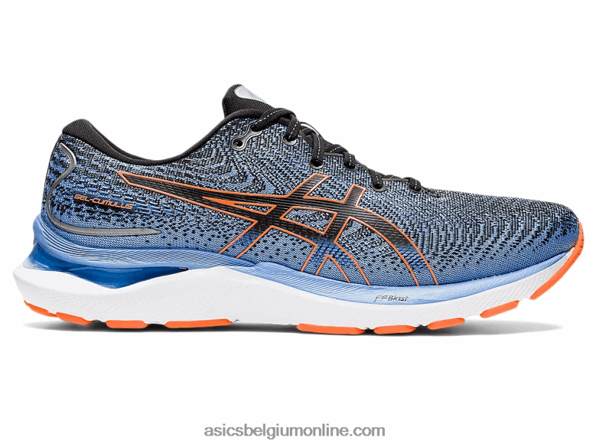 gel-cumulus 24 extra breed V6HXR2652 zwart/schokkend oranje Asics