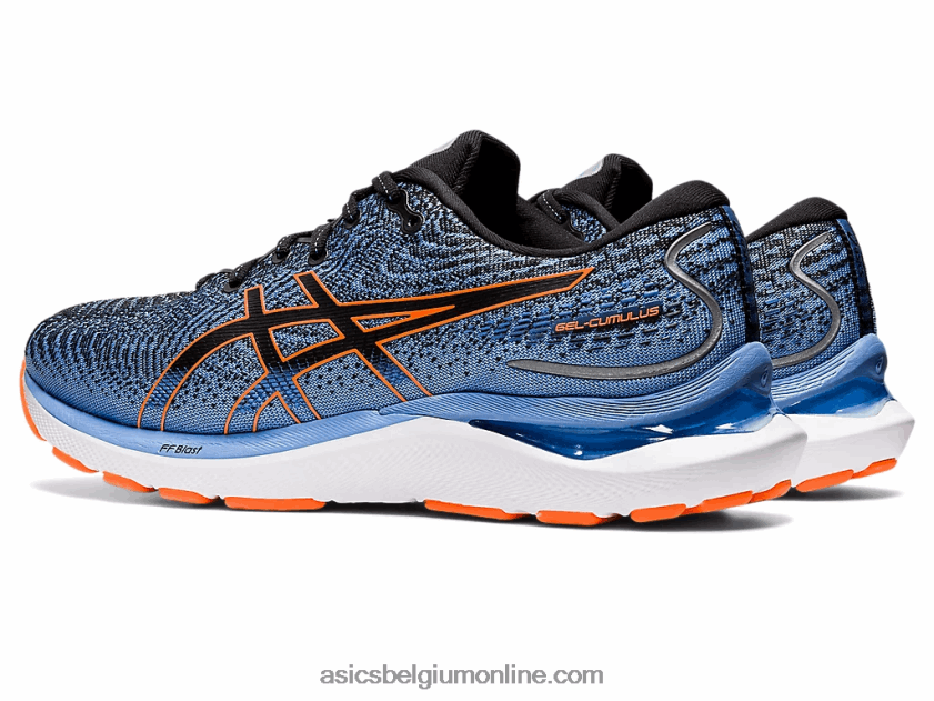 gel-cumulus 24 extra breed V6HXR2652 zwart/schokkend oranje Asics