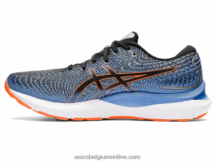 gel-cumulus 24 extra breed V6HXR2652 zwart/schokkend oranje Asics
