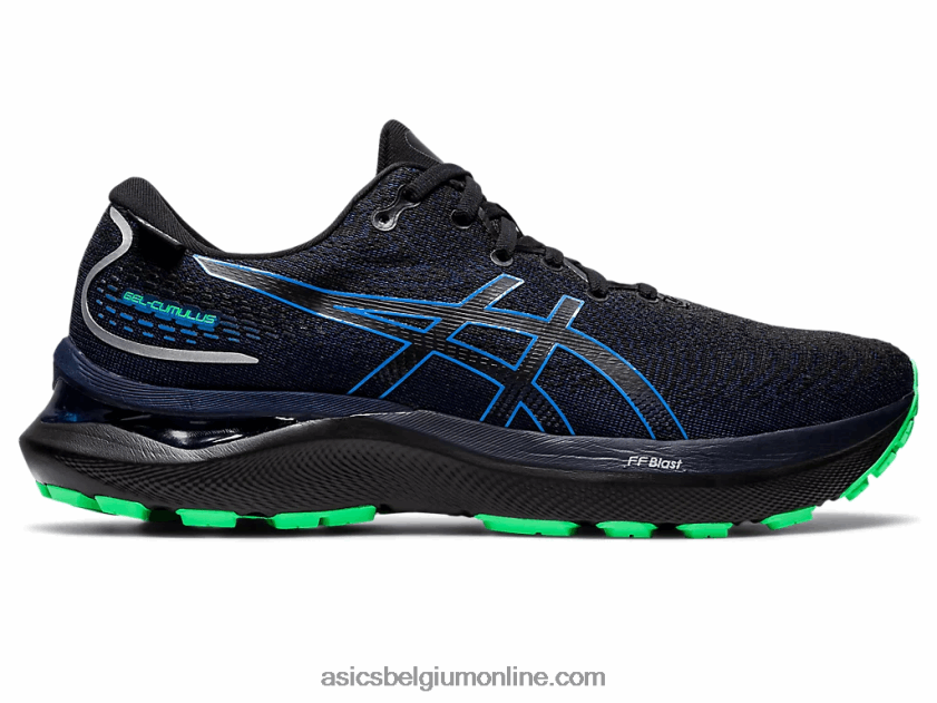 gel cumulus 24 gtx V6HXR2589 zwart/blauwe kust Asics