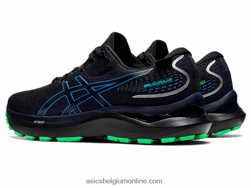 gel cumulus 24 gtx V6HXR2589 zwart/blauwe kust Asics