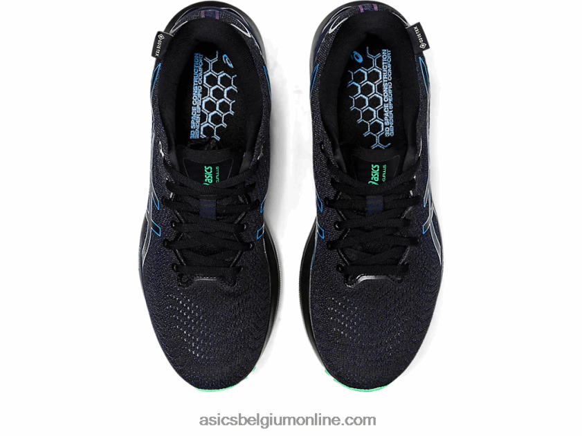 gel cumulus 24 gtx V6HXR2589 zwart/blauwe kust Asics
