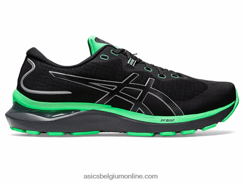gel-cumulus 24 lite-show V6HXR2699 zwart/nieuw blad Asics