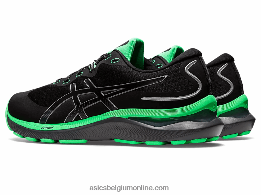 gel-cumulus 24 lite-show V6HXR2699 zwart/nieuw blad Asics