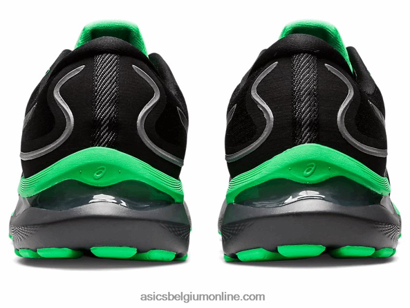 gel-cumulus 24 lite-show V6HXR2699 zwart/nieuw blad Asics