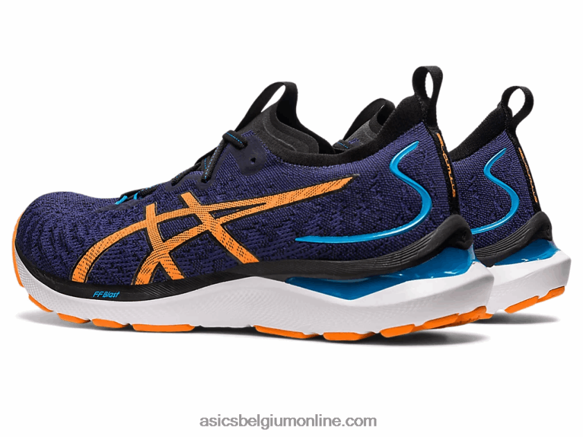 gel-cumulus 24 mk V6HXR2632 indigo blauw/zon perzik Asics