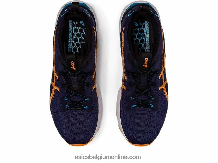 gel-cumulus 24 mk V6HXR2632 indigo blauw/zon perzik Asics