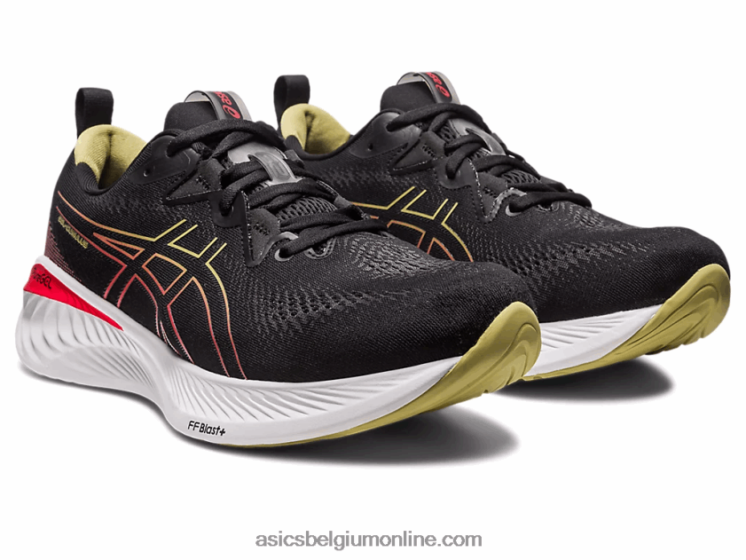 gel-cumulus 25 V6HXR2123 zwart/elektrisch rood Asics