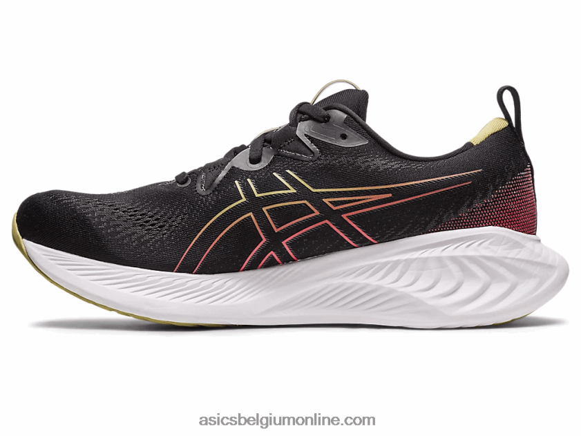 gel-cumulus 25 V6HXR2123 zwart/elektrisch rood Asics