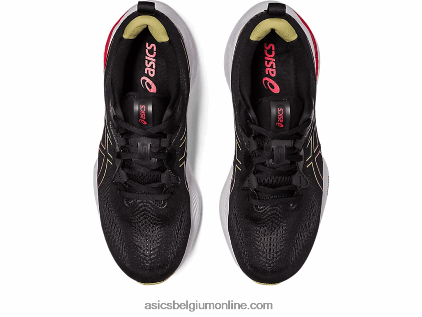 gel-cumulus 25 V6HXR2123 zwart/elektrisch rood Asics