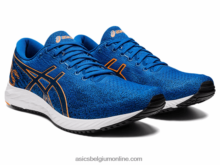 gel ds trainer 26 V6HXR21472 lake drive/schokkend oranje Asics