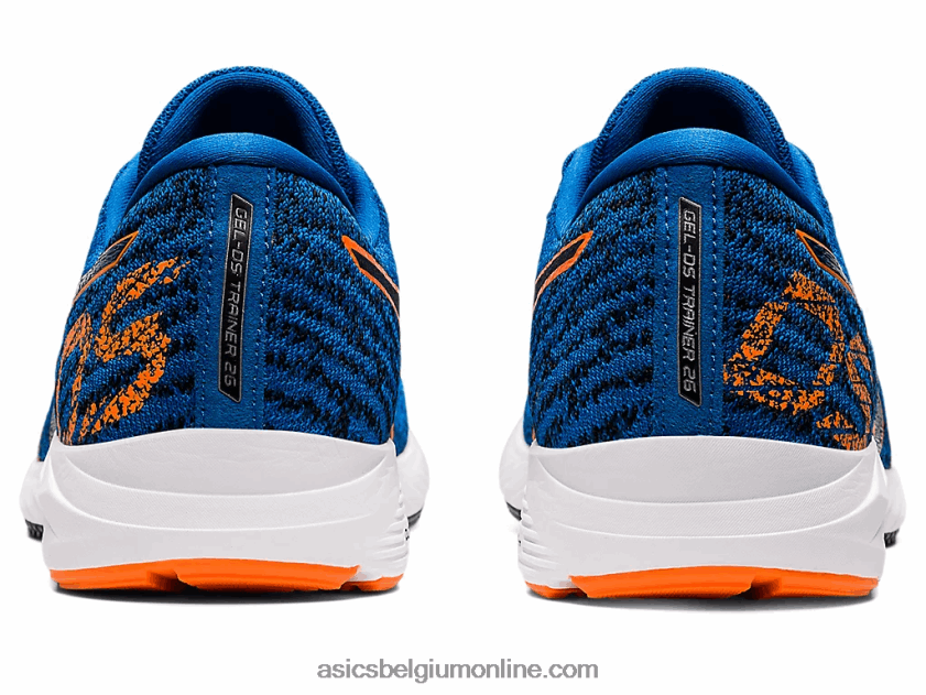 gel ds trainer 26 V6HXR21472 lake drive/schokkend oranje Asics