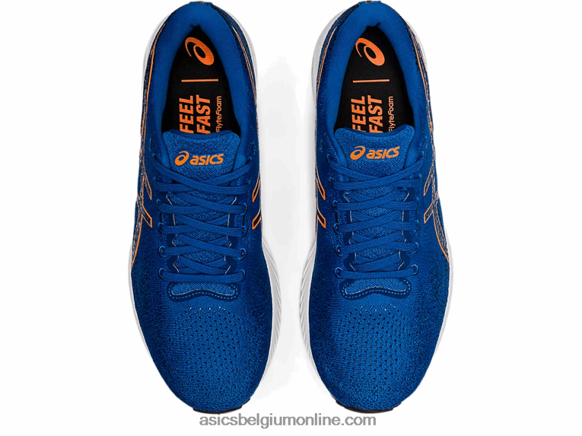 gel ds trainer 26 V6HXR21472 lake drive/schokkend oranje Asics