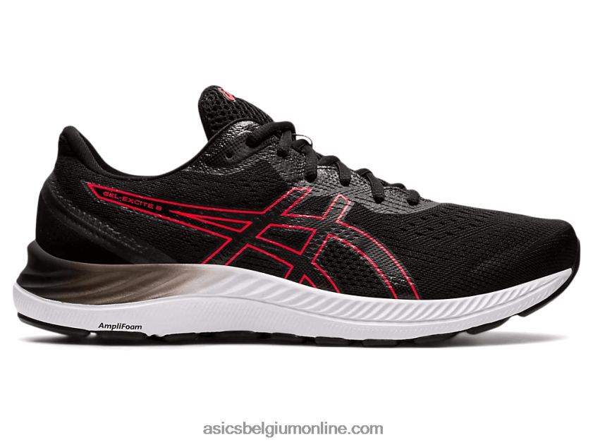 gel-excite 8 V6HXR21696 zwart/elektrisch rood Asics