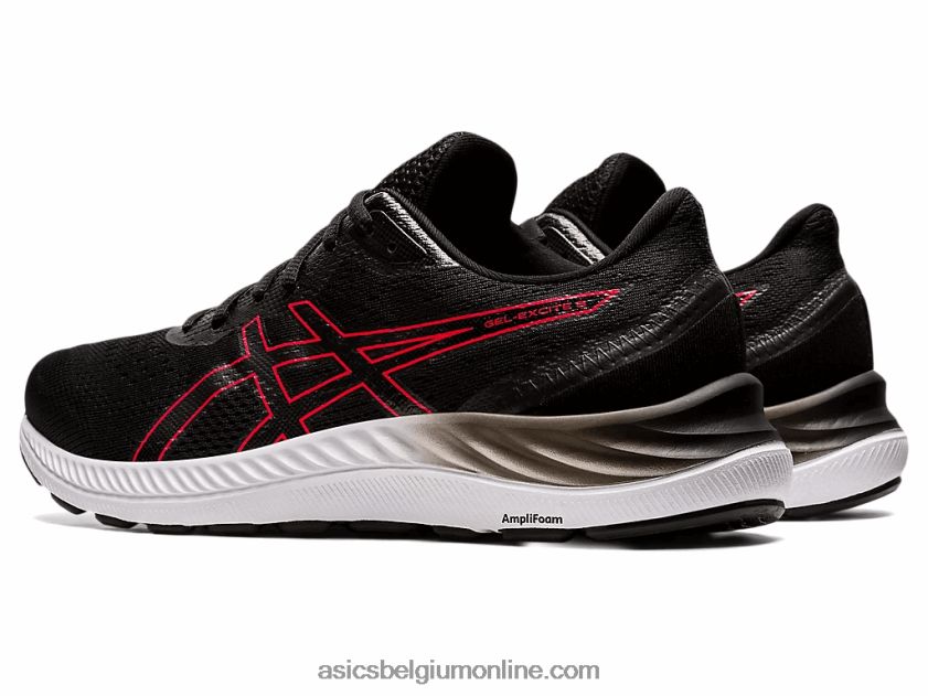 gel-excite 8 V6HXR21696 zwart/elektrisch rood Asics
