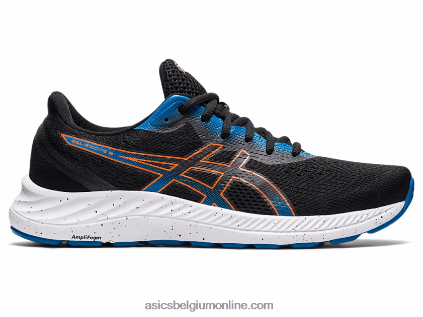 gel-excite 8 V6HXR21938 zwart/goudsbloem oranje Asics