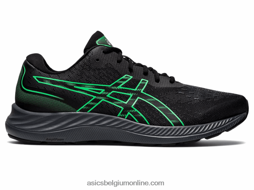 gel-excite 9 V6HXR2723 zwart/nieuw blad Asics