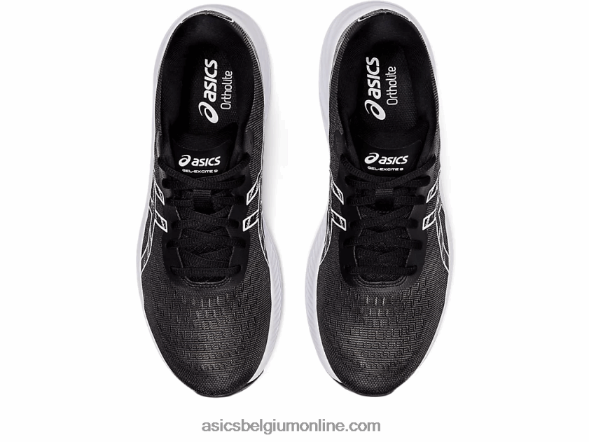 gel-excite 9 extra breed V6HXR21411 zwart wit Asics