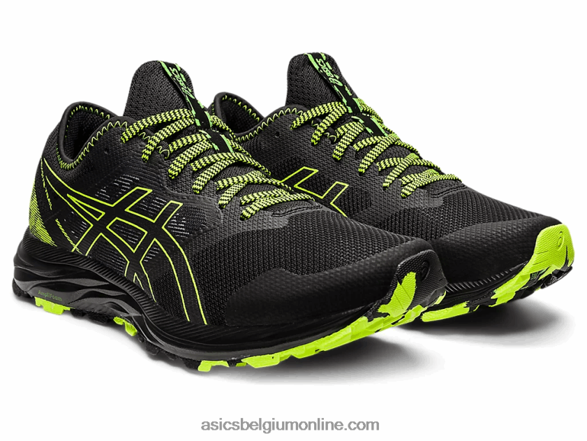 gel-excite parcours V6HXR21582 zwart/gevarengroen Asics